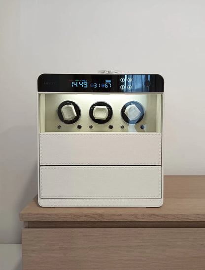 Lusano Watch Winder Drawer Safe (3 Watches)
