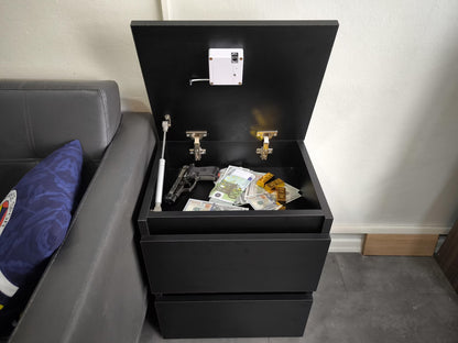 Hidden Lock Nightstand