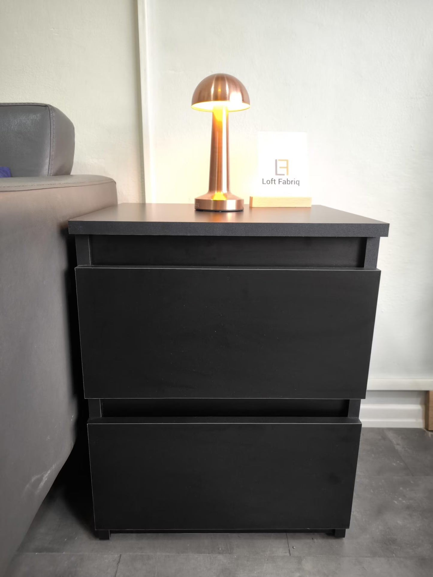 Hidden Lock Nightstand