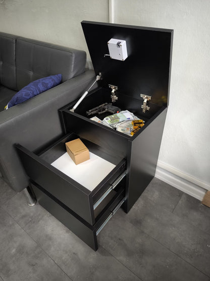 Hidden Lock Nightstand