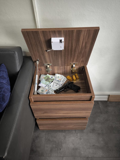 Hidden Lock Nightstand