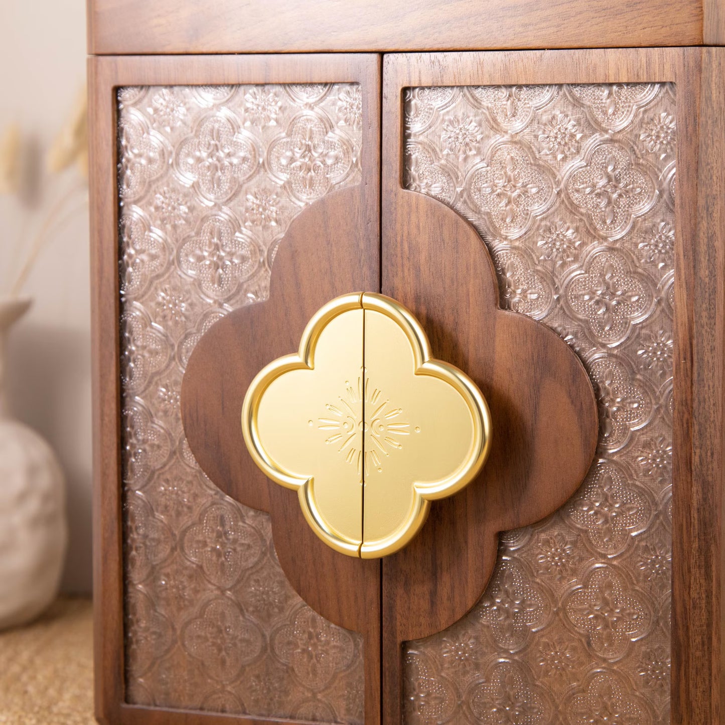Engraved Wooden Jewelry Box