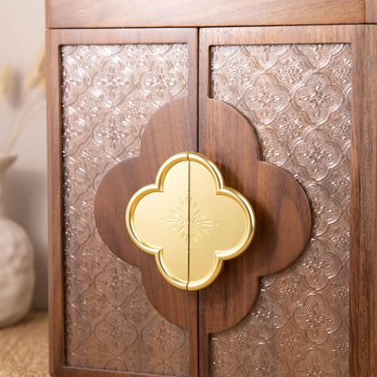 Engraved Wooden Jewelry Box