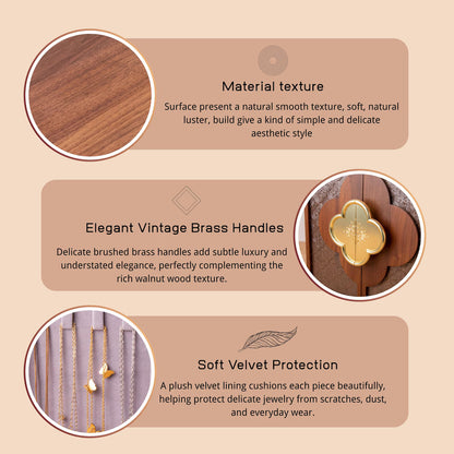 Engraved Wooden Jewelry Box