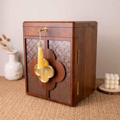 Engraved Wooden Jewelry Box