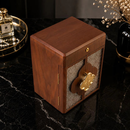 Engraved Wooden Jewelry Box